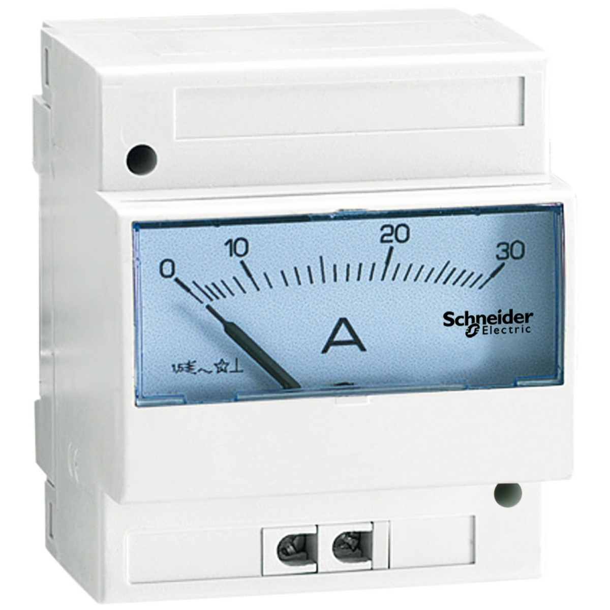 analog ammeter scale - 0..5 A