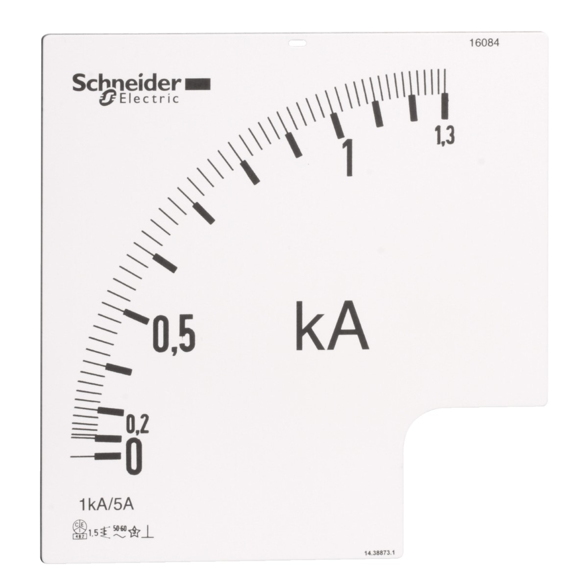 ammeter dial PowerLogic - 1.3 In - ratio 1000/5 A