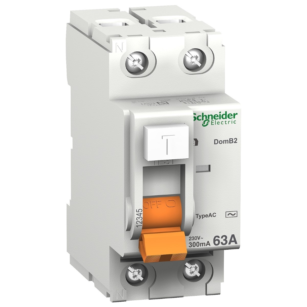 residual current circuit breaker - 2 poles - 25 A - class AC 300mA