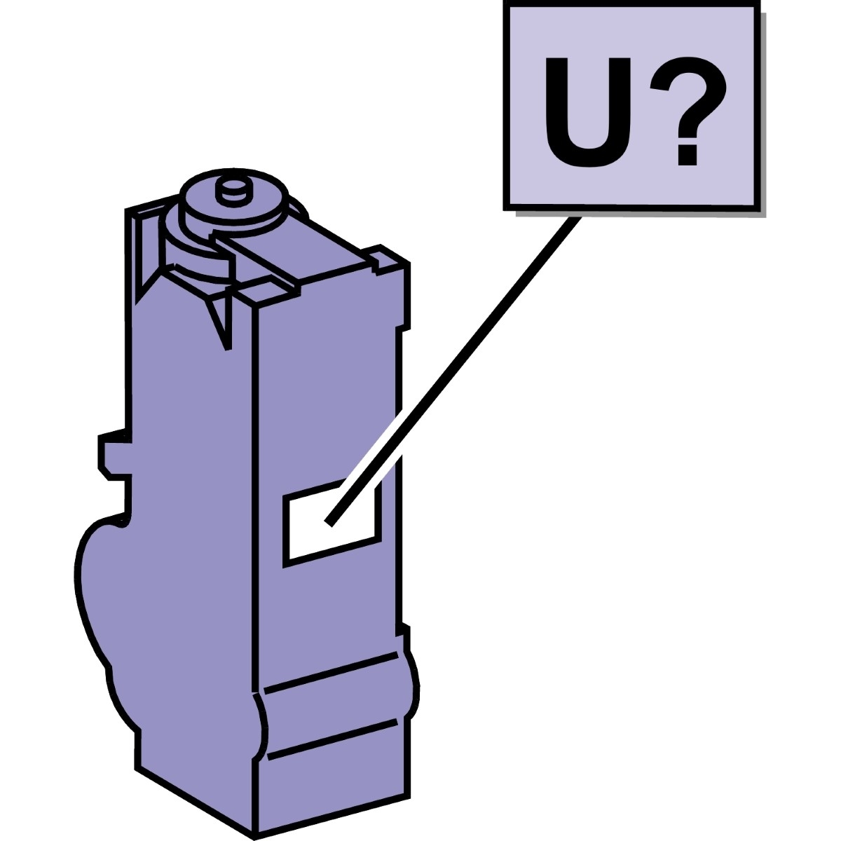 Standard motor mechanism module (MCH), drawout ComPacT NS630b to NS1600, 100/130VAC 50/60Hz