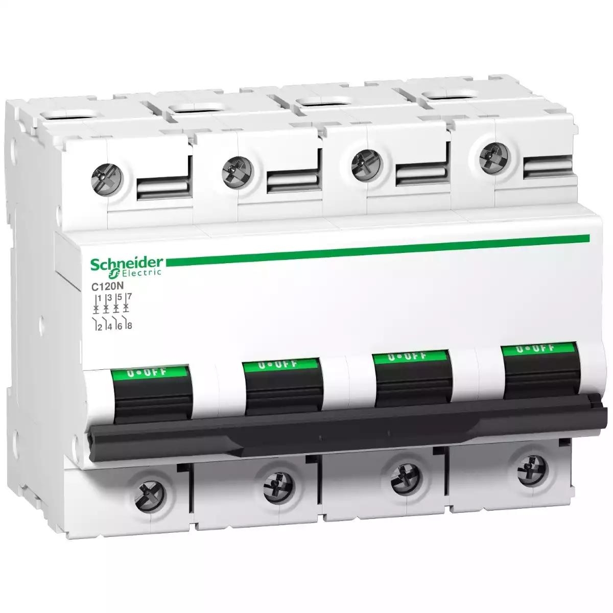 Acti9 C120N MCB 4P C 100A 10000A 415V