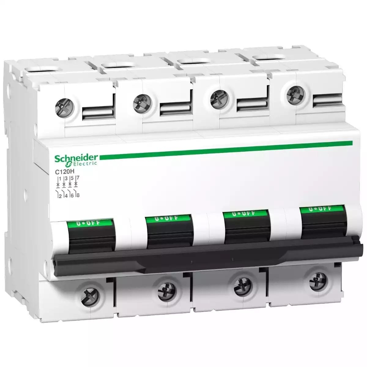 Acti9 C120H MCB 4P C 100A 15000A 415V