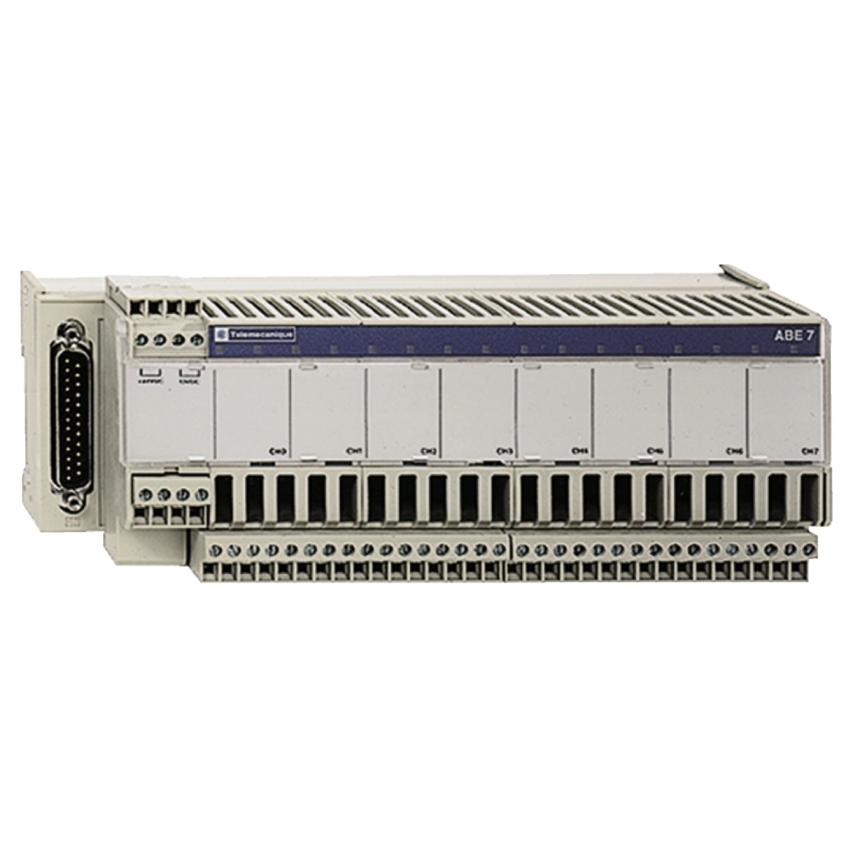 connection sub-base ABE7 - for distribution of 8 analog input channels