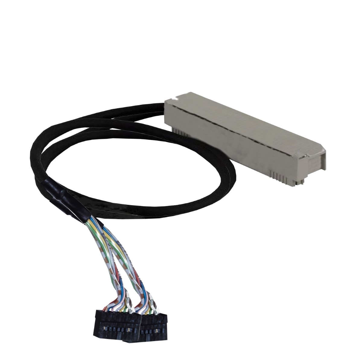 cabled connector - 3 m - for Modicon Quantum