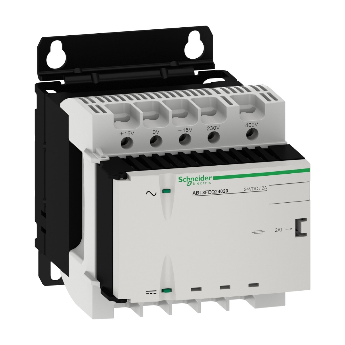 rectified and filtered power supply - 1 or 2-phase - 400 V AC - 24 V - 2 A