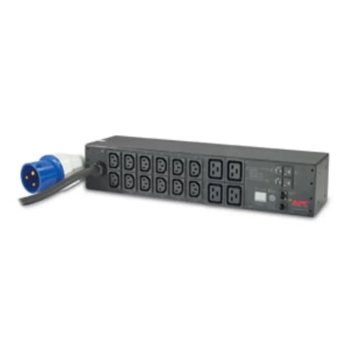 APC 	NetShelter Metered Rack PDU, 2U, 1PH, 7.4kW 230V 32A, x12 C13 and x4 C19 outlets, IEC 309 cord