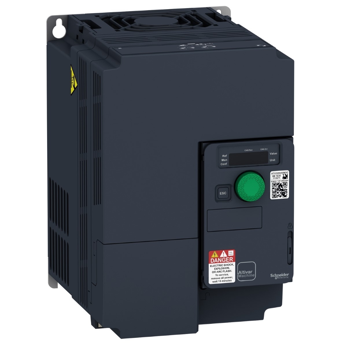 variable speed drive, Altivar Machine ATV320, 5.5kW, 200 to 240V, 3 phases, compact