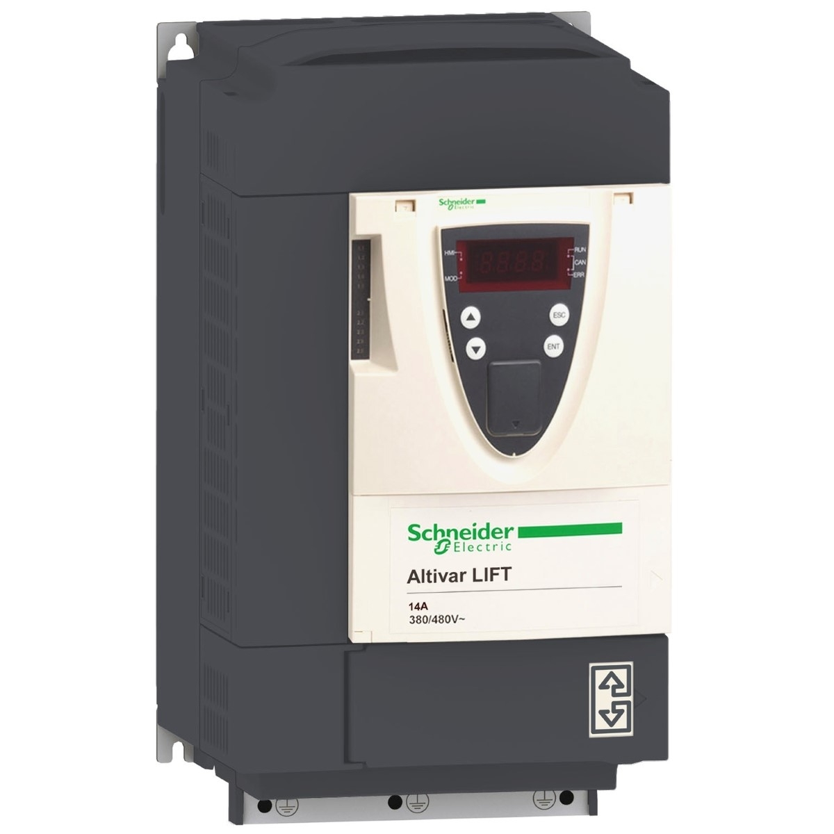 variable speed drive Altivar Lift, 4 kW 5 Hp, 380...480 V three-phase, EMC filter, with heat sink