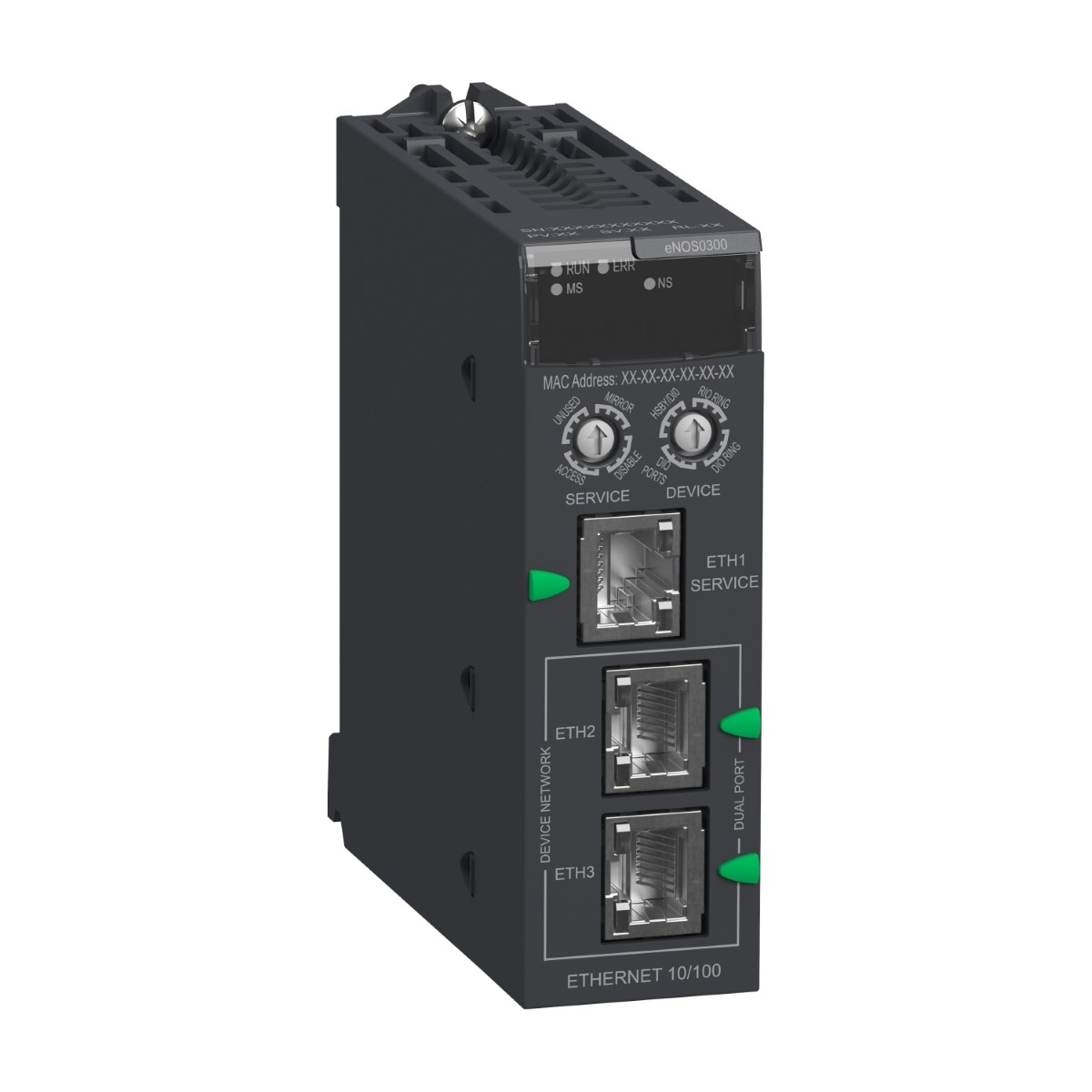 switch module, Modicon X80, network option switch