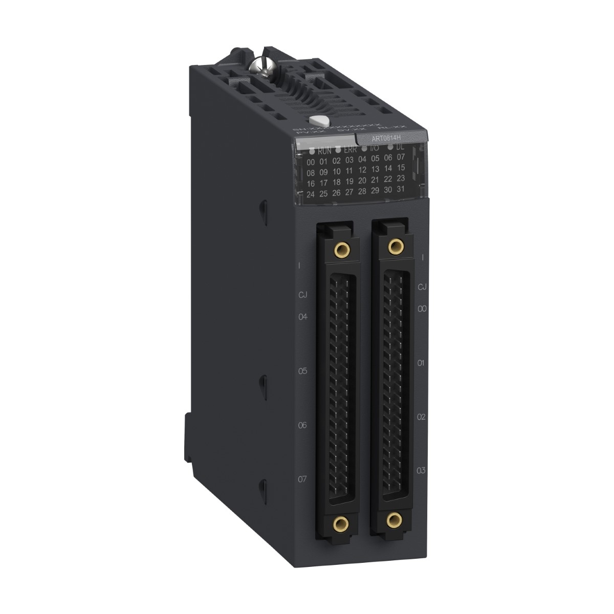 analog isolated low level input module, Modicon X80, 8 inputs, 40mV positive or negative, for severe environments