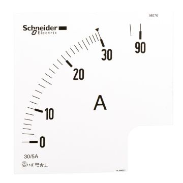 ammeter dial Power Logic - 3 In - ratio 75/5A