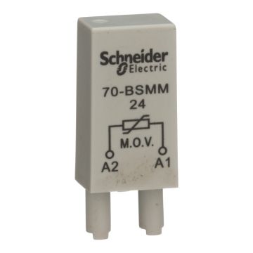 Harmony, Protection module with MOV suppressor, for 782H hermetically sealed relays, 24 V AC/V DC