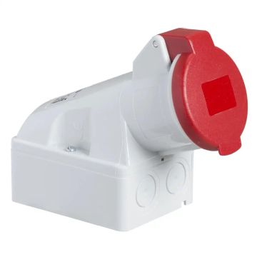 PratiKa industrial socket - 32 A - 3P + E - 380...415 V AC - IP44