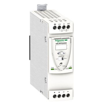 Regulated switch power supply, modicon power supply, 1 or 2 phase, 100...500V, 24V, 3A