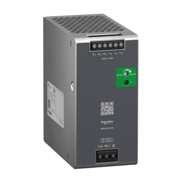 Regulated Power Supply, 100...240V AC, 24V, 10A, single phase, Optimized