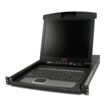 17" Rack LCD Console with Integrated 8 Port Analog KVM Switch