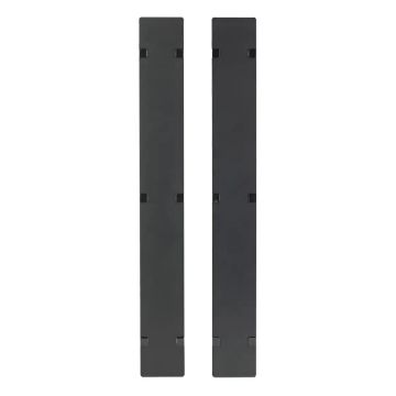 APC NetShelter Cable Management, Vertical Cable Manager, Hinged Covers, for NetShelter SX 750mm W 42U, Set of 2, 109 x 1778 x 13 mm