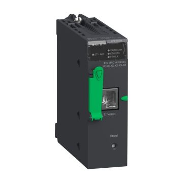 network module, Modicon M340, Modbus/TCP, 1 x RJ45, flash memory card, for severe environments