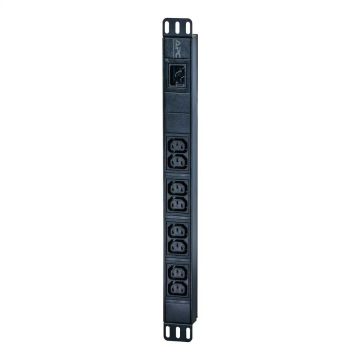 APC Easy Rack PDU, Basic, 1U, 1 Phase, 3.7kW, 230V, 16A, 8 x C13 outlets, IEC60320 C20 inlet