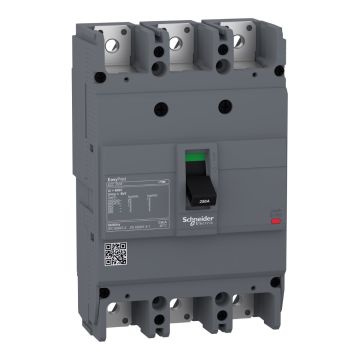 circuit breaker,EasyPact EZC250F ,TMD, 175A ,3 poles 3d