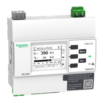 VIGILOHM 12 CHANNEL FAULT LOCATOR WITH MODBUS HOSPITAL - 110-230VAC - 125/250VDC