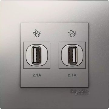 2 x 2.1A USB Charger, AS