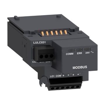 Communication module, TeSys Ultra, 24VDC, Modbus RTU, front side