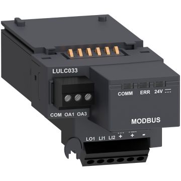 Communication module, TeSys Ultra, 24VDC, Modbus RTU, front side