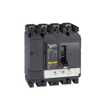 Circuit breaker, ComPact NSX250B, 25kA/415VAC, TMD trip unit 250A, 4 poles 4d