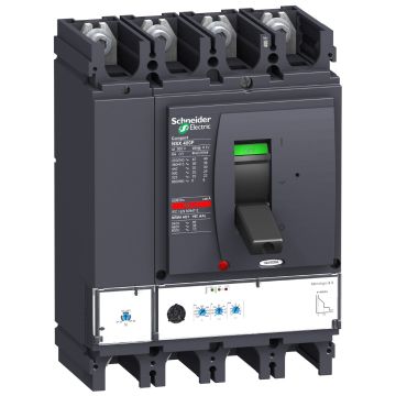 Circuit breaker, ComPact NSX400F, 36kA/415VAC, MicroLogic 2.3 trip unit 250A, 4 poles 4d