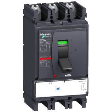 Circuit breaker, ComPact NSX400H, 70kA/415VAC, MicroLogic 1.3M trip unit 320A, 3 poles 3d