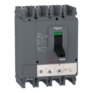 circuit breaker, EasyPact CVS400F, 36kA at 415VAC, 320A, TM-D trip unit, 4P3d