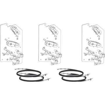 Mechanical interlocking, MasterPact MTZ2/MTZ3 fixed/drawout, 1 cable interlocking kit, 2N/1R, spare part