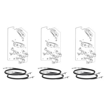 Mechanical interlocking, MasterPact MTZ2/MTZ3 fixed/drawout, 1 cable interlocking kit, 3S, spare part