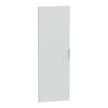 Door, PrismaSeT P, reinforced plain door, W650, IP30, IK10, white, RAL 9003