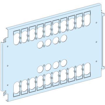 MOUNT.PLATE 2 NSX/CVS/INS FIXED/PLUGIN TOGGLE/ROT/MOT -3P/4P 630A VERTICAL W650