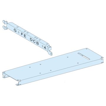 Mounting Plate Vert. Fixed MTZ1/NT 3P/4P 1600A W650 Prisma P