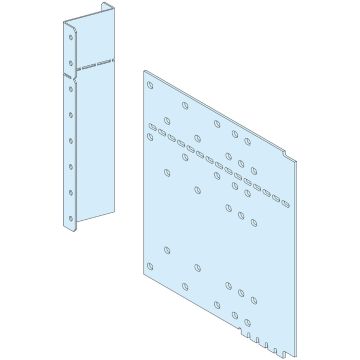 Form 3 vertical partition for rear connection, 3 or 4 modules