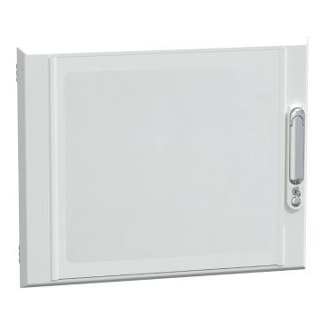 Door, PrismaSeT G, transparent type for enclosure, 9M, W600, IP30, white, RAL 9003