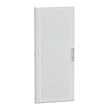 Door, PrismaSeT G, transparent type for enclosure, 27M, W600, IP30, white, RAL 9003