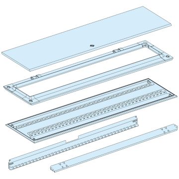 Rear panel & door, PrismaSeT G, for extension duct, 7M, W300mm, H450mm, IP55