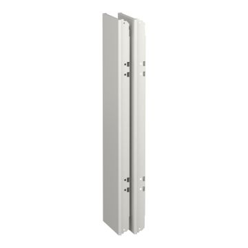 Side panel, PrismaSeT G, for extension enclosure, 15M, H850mm, IP55, white, RAL 9003, set of 2 (left/right)