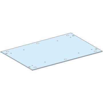 Roof plate, PrismaSeT P, for enclosure, W650mm, D400mm, IP30, white, RAL 9003