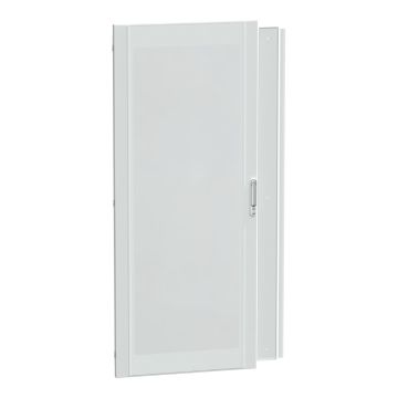 Door, PrismaSeT P, Floor-standing, transparent, reversible opening, 36M, W800, 3 locks, IP55, white, RAL 9003