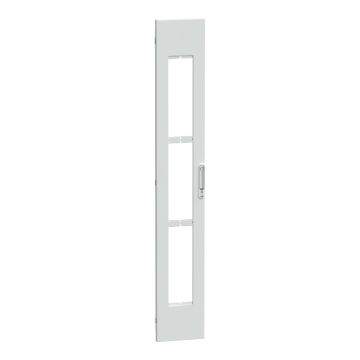 Door, PrismaSeT P, for floor-standing, HSI cut-out, reversible opening, 36M, W300, 2 locks, IP30, White, RAL 9003