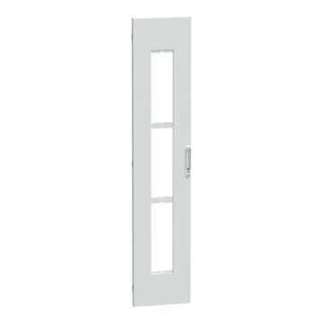 Door, PrismaSeT P, for floor-standing, HSI cut-out, reversible opening, 36M, W400, 2 locks, IP30, White, RAL 9003