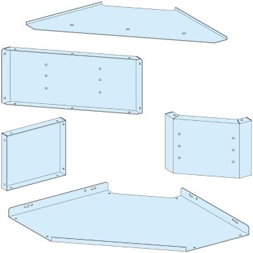 Right-angle kit, PrismaSeT P, corner kit for Linergy LGYE, IP30