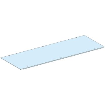 Rear panel, PrismaSeT P, for enclosure, W650mm, IP55, white, RAL 9003