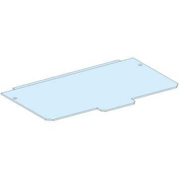 Gland plate, PrismaSeT G, Plain type, for enclosure W300mm, IP30, white, RAL 9003