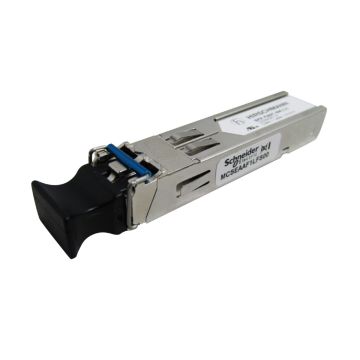 fiber optic adaptor, Modicon Networking, SFP module, for Ethernet switch, 100 BASE-SX, single mode